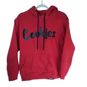 Cookies SF Red Pullover Hoodie Black Logo Streetwear Hype